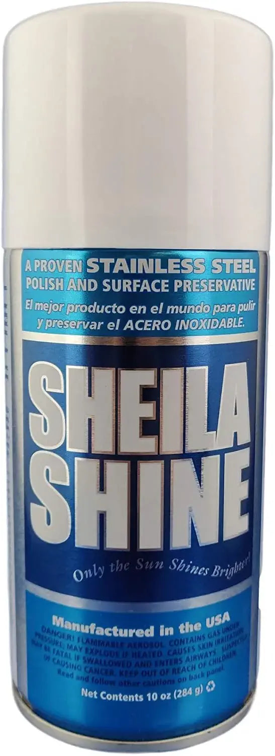 Sheila Shine 1CT Stainless Steel Cleaner & Polish 10oz Aerosol 12/Cart –  The Total Integrity